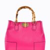 Borse A Mano Voemièn | Borsa Bamboo Babe In Pelle Dollaro Fucsia