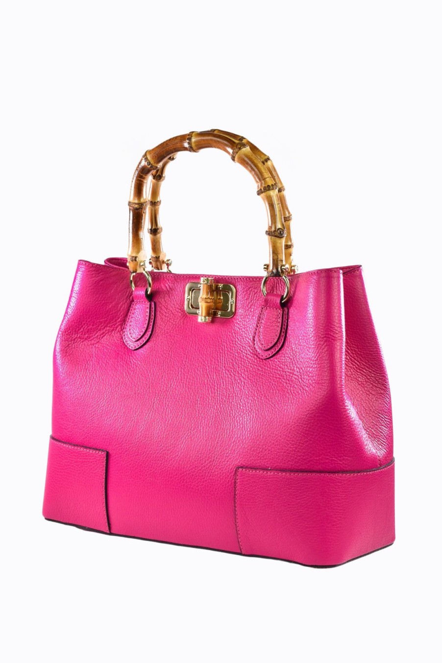 Borse A Mano Voemièn | Borsa Bamboo Babe In Pelle Dollaro Fucsia